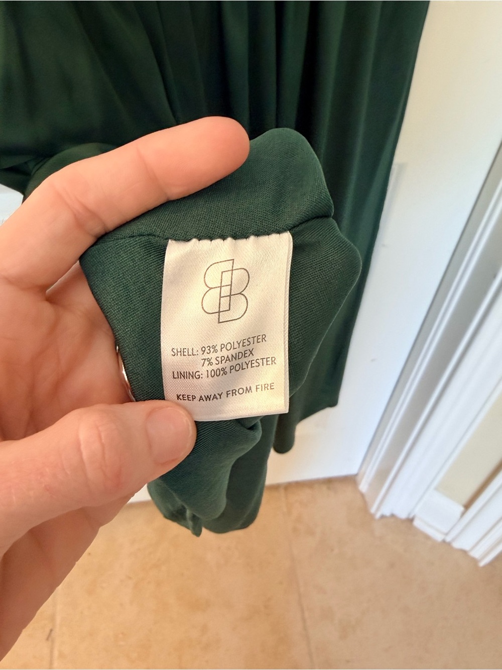 NWT! Baltic Born Poppy Emerald Green Satin Tie-Front Midi Dress - Picture 8 of 9